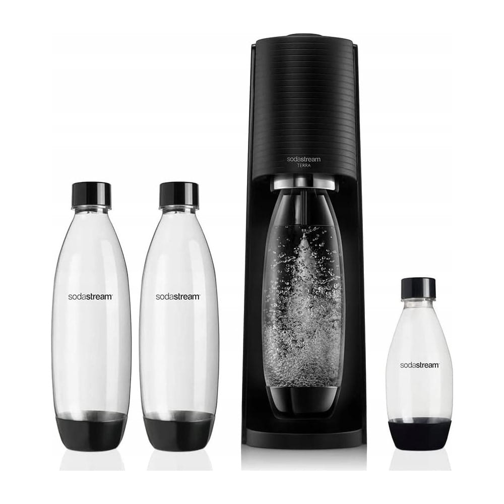 SodaStream Terra black 3 butelki — zdjęcie 2