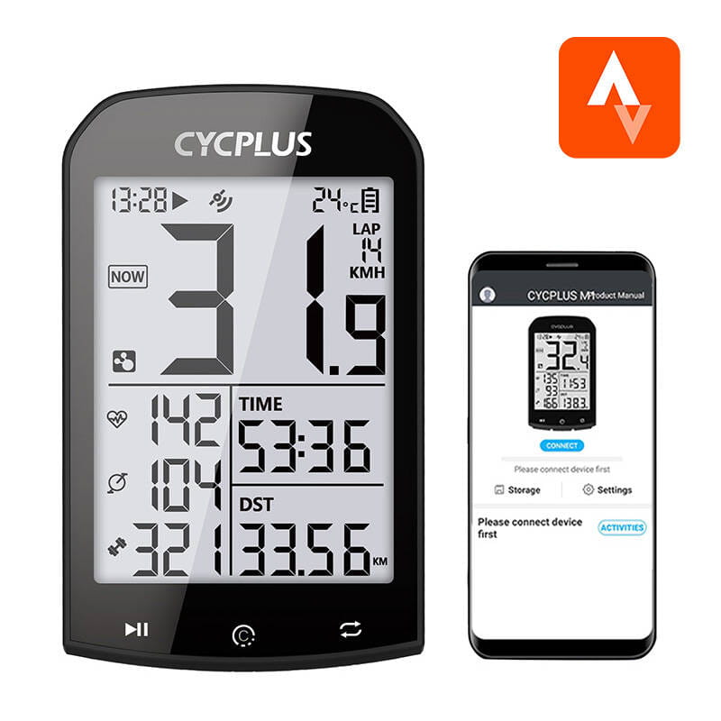 Komputer rowerowy Cycplus M1- kompatybilne z: Strava, Trainingpeaks itp. — zdjęcie 1
