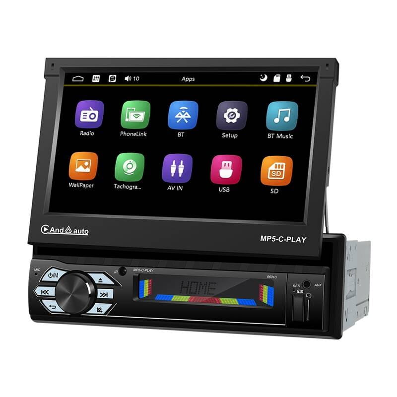 Monitor samochodowy 7" Podofo A3012 Carplay&Android Auto, — zdjęcie 2