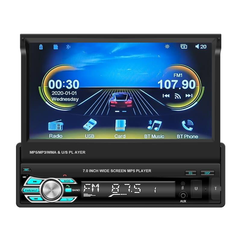 Monitor samochodowy 7'' Podofo A3503 Carplay&Android Auto — zdjęcie 1