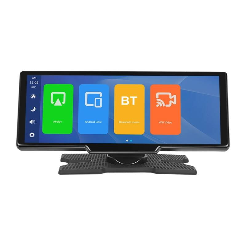 Monitor samochodowy 9,3" Podofo A3073 Carplay&Android Auto + Kamera przednia i tylna — zdjęcie 2
