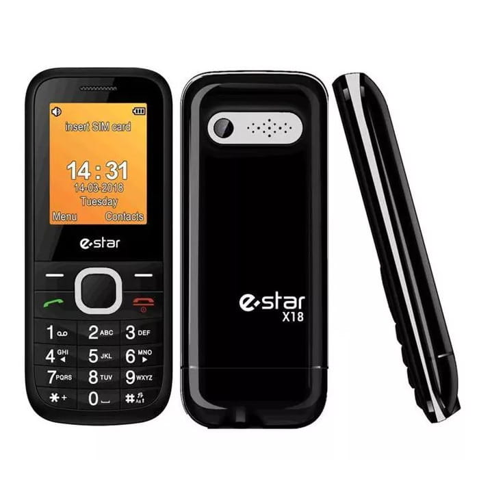 telefon eSTAR X18 Dual Sim 2G czarny — zdjęcie 1