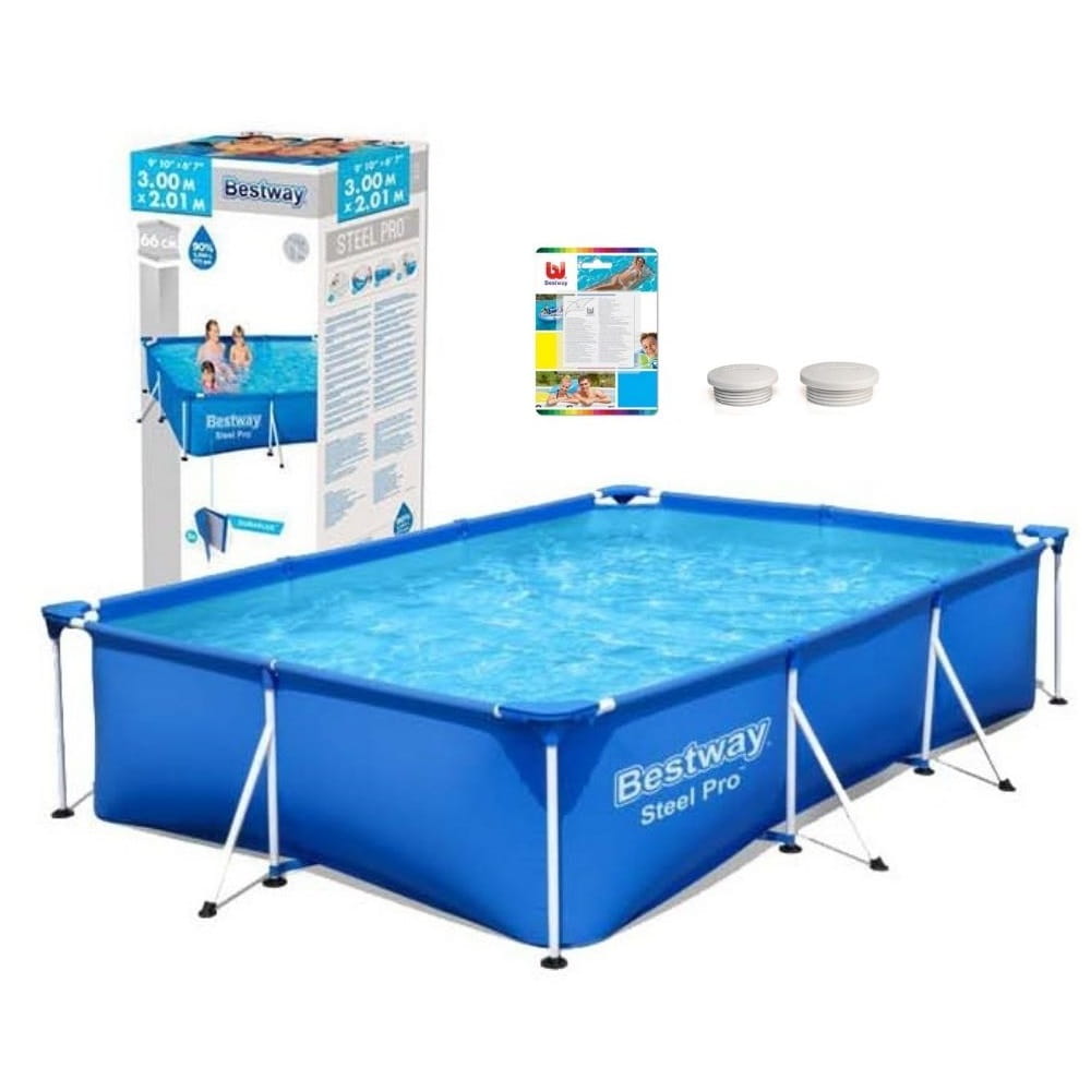 Basen stelażowy Bestway Steel Pro 56404 300x201x66 cm — zdjęcie 2