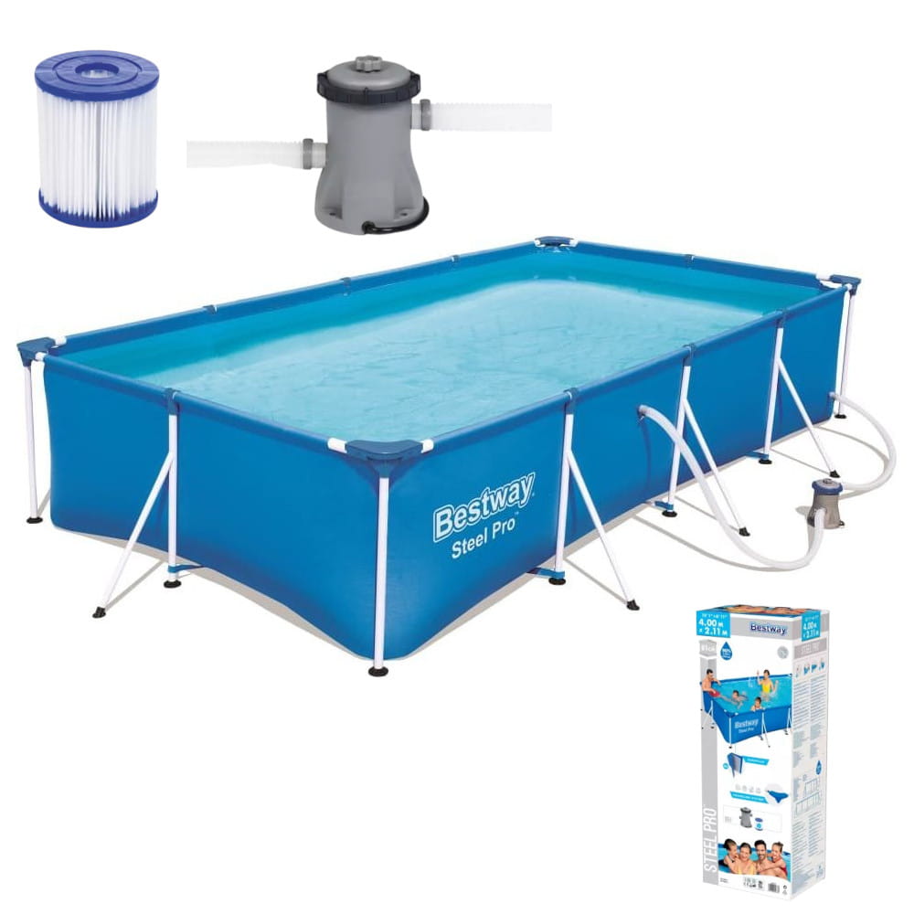 Basen stelażowy Bestway Steel Pro 56424 400x211x81 cm — zdjęcie 1