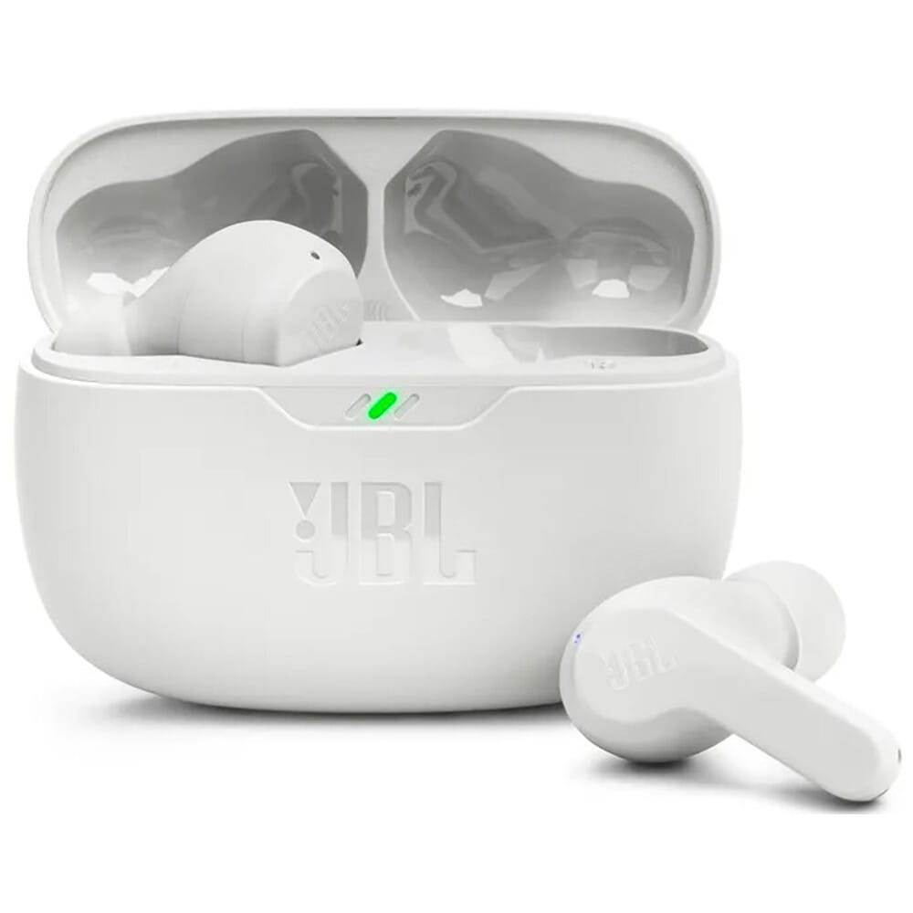 Słuchawki dokanałowe JBL Wave Beam biały — zdjęcie 1