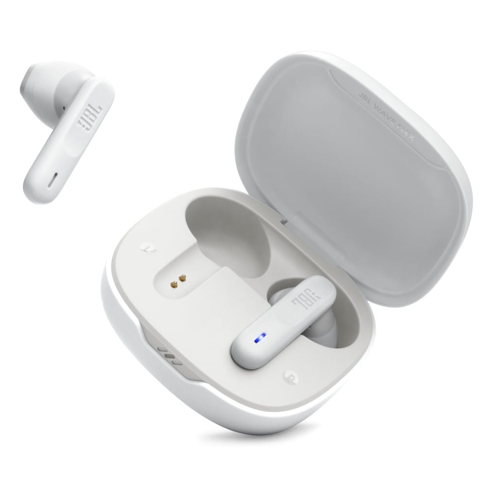 Słuchawki douszne JBL Wave Flex biały — zdjęcie 1