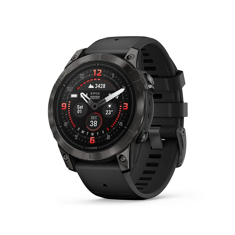 Garmin Epix Pro Gen 2 51 mm Sapphire Carbon Grey DLC Titanium z czarnym paskiem (010-02804-00) — zdjęcie 1
