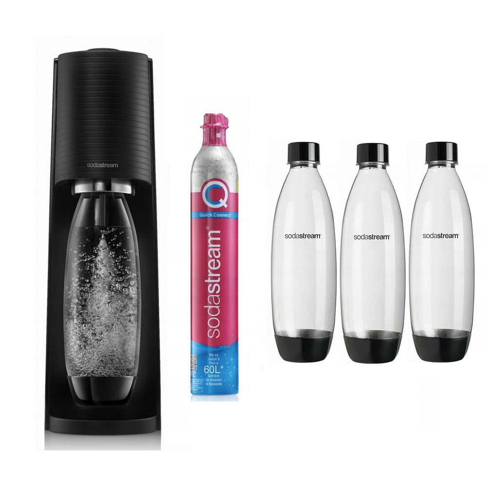 Zestaw SodaStream Terra 3 butelki + gaz — zdjęcie 1