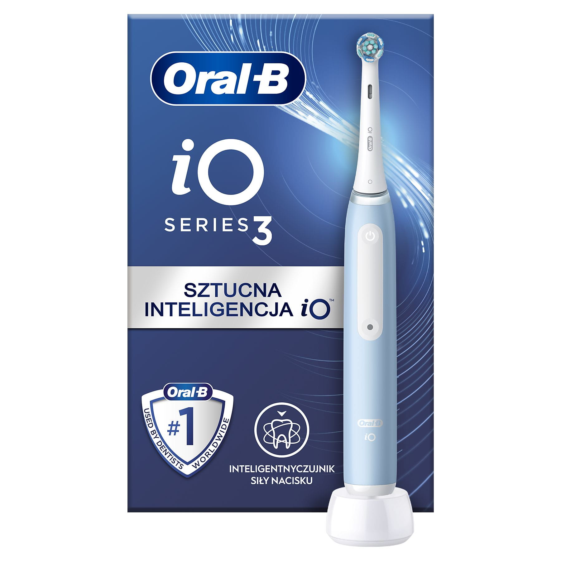 Szczoteczka magnetyczna Oral-B iO Series 3 Ice Blue — zdjęcie 2