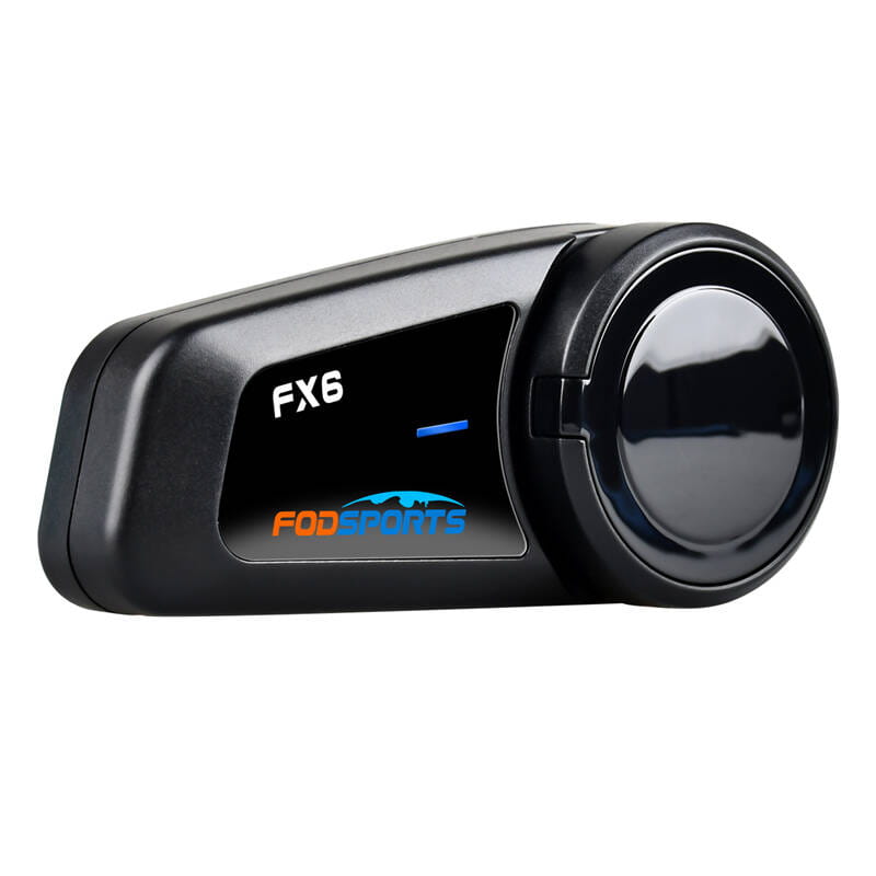 Interkom motocyklowy Fodsports FX6 dwupak czarny — zdjęcie 2