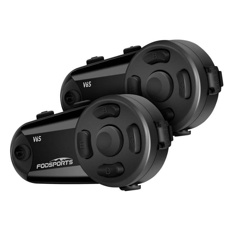 Interkom motocyklowy Fodsports V6S dwupak — zdjęcie 1