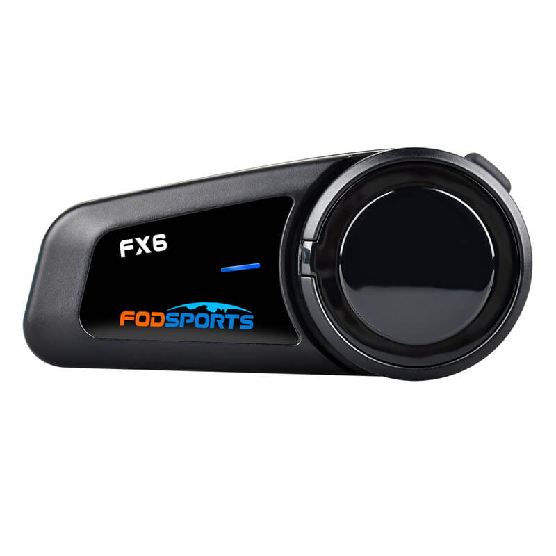 Interkom motocyklowy Fodsports FX6 czarny — zdjęcie 1