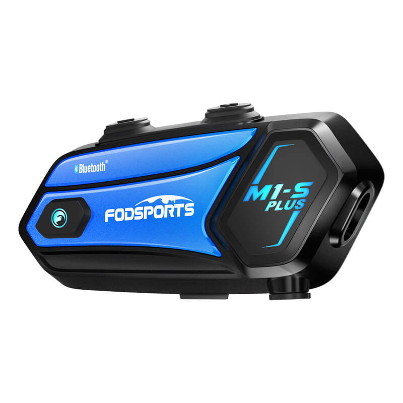 Interkom motocyklowy Fodsports M1-S Plus czarny — zdjęcie 1