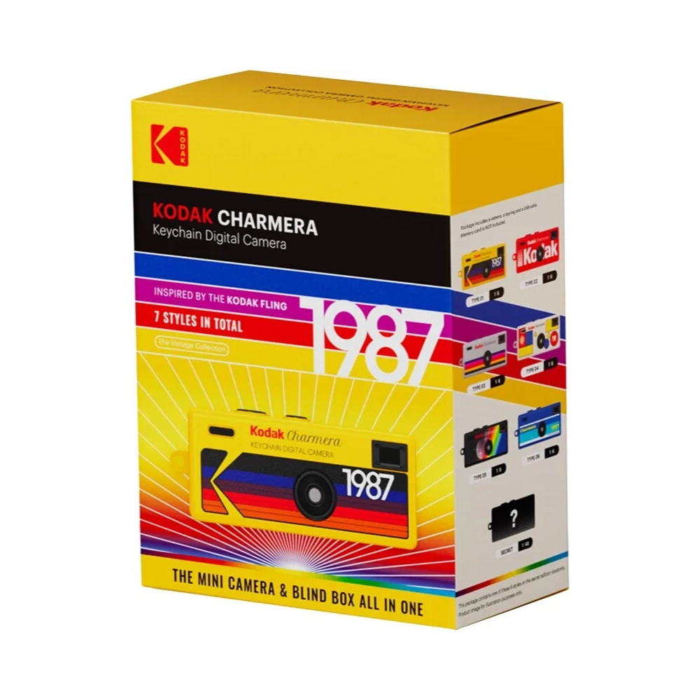 Zestaw Aparat cyfrowy Kodak Charmera Keychain Digital Camera Box 6 szt — zdjęcie 2