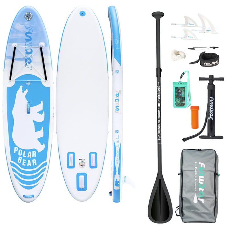 Deska do pływania SUP FunWater SUPFW07A niebieska — zdjęcie 1