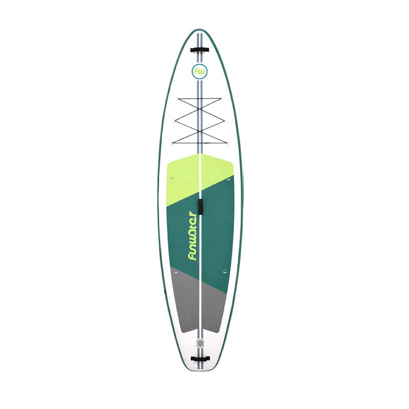 Deska do pływania SUP FunWater SUPFW69A zielono-biała — zdjęcie 2