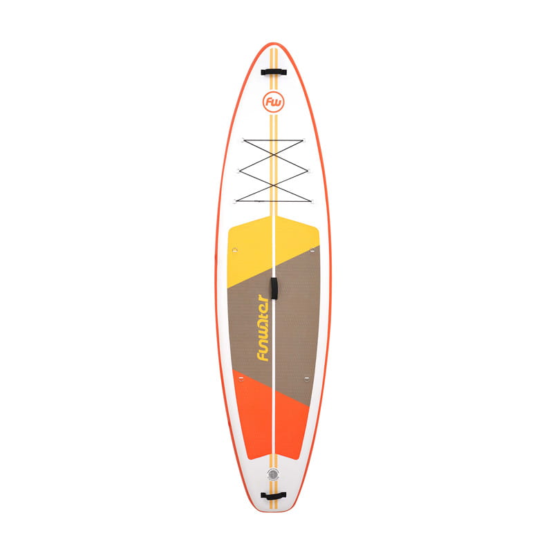 Deska do pływania SUP FunWater SUPFW69B pomarańczowo-biała — zdjęcie 2