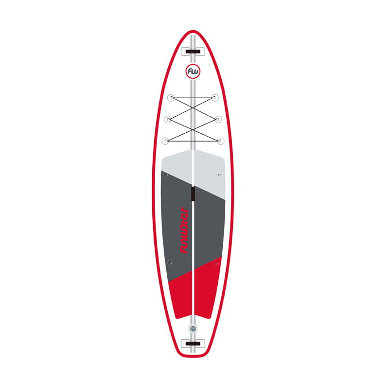Deska do pływania SUP FunWater SUPFW69C czerwono-biała — zdjęcie 2