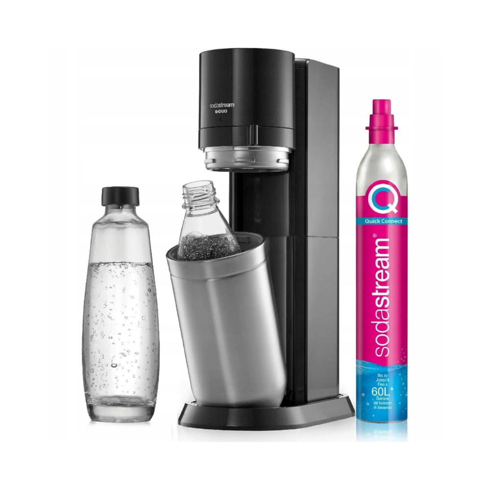 saturator SodaStream E-Duo czarny z gazem CO2 — zdjęcie 2