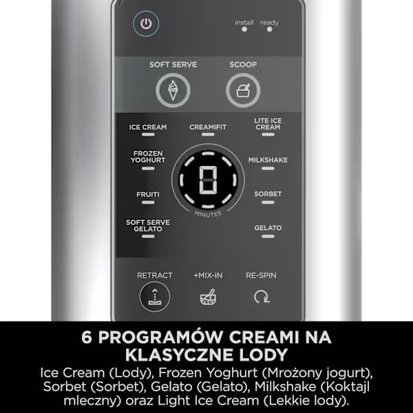 Maszynka do lodów NINJA Creami Swirl NC701EU — zdjęcie 2