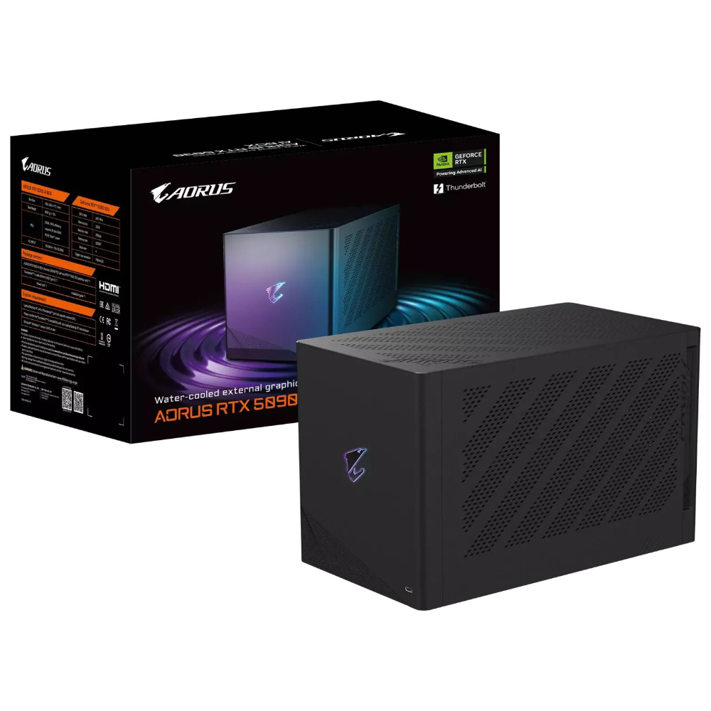 Karta graficzna Gigabyte AORUS WATERFORCE GeForce RTX 5090 AI BOX 32GB GDDR7 DLSS4 — zdjęcie 1
