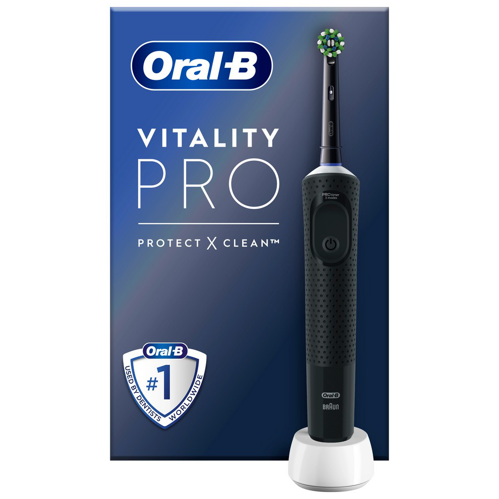 Szczoteczka do zębów Oral-B Vitality Pro Protect X Clean D103 czarny — zdjęcie 1