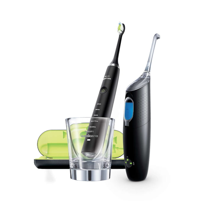 Philips Sonicare HX8491/03 Diamond Clean + AirFloss Ultra czarny — zdjęcie 1