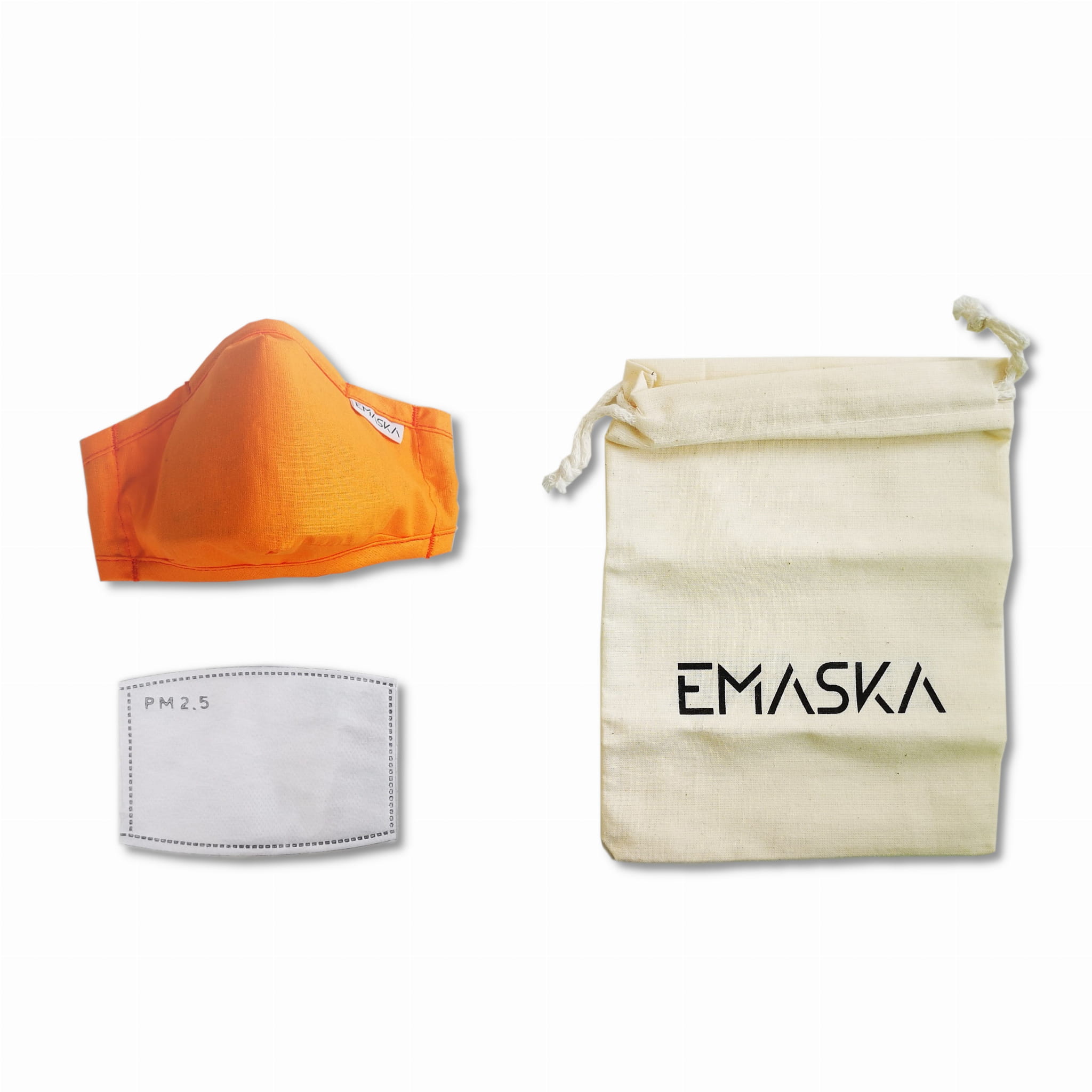 Maska antysmogowa Ozone EMASKA S/M N95 pomarańczowa — zdjęcie 1
