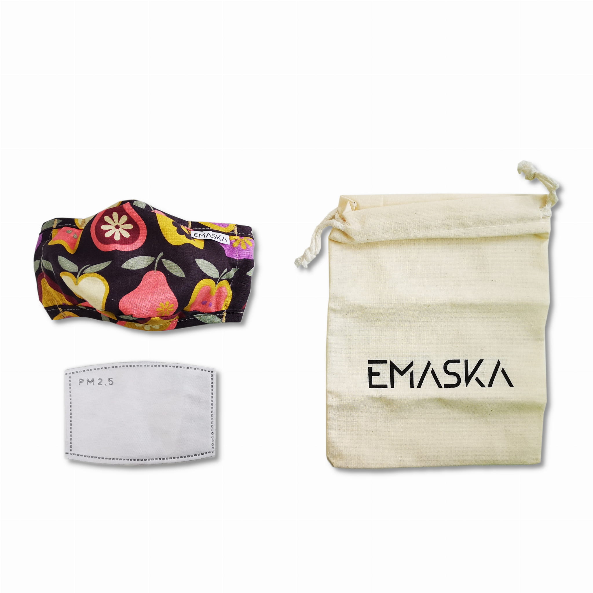 Maska antysmogowa Ozone EMASKA S/M N95 owoce — zdjęcie 1