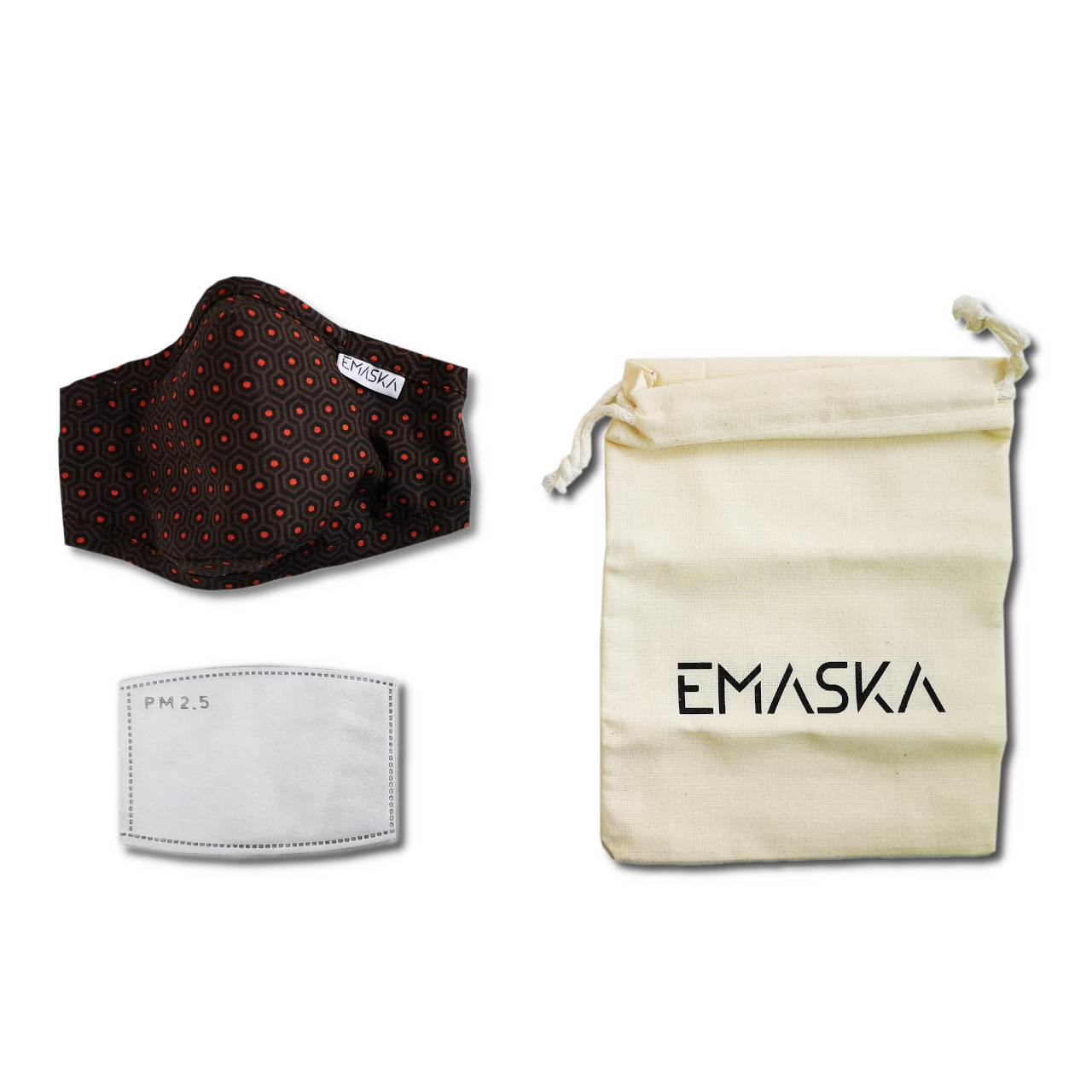 Maska antysmogowa Ozone EMASKA S/M N95 hexy — zdjęcie 1