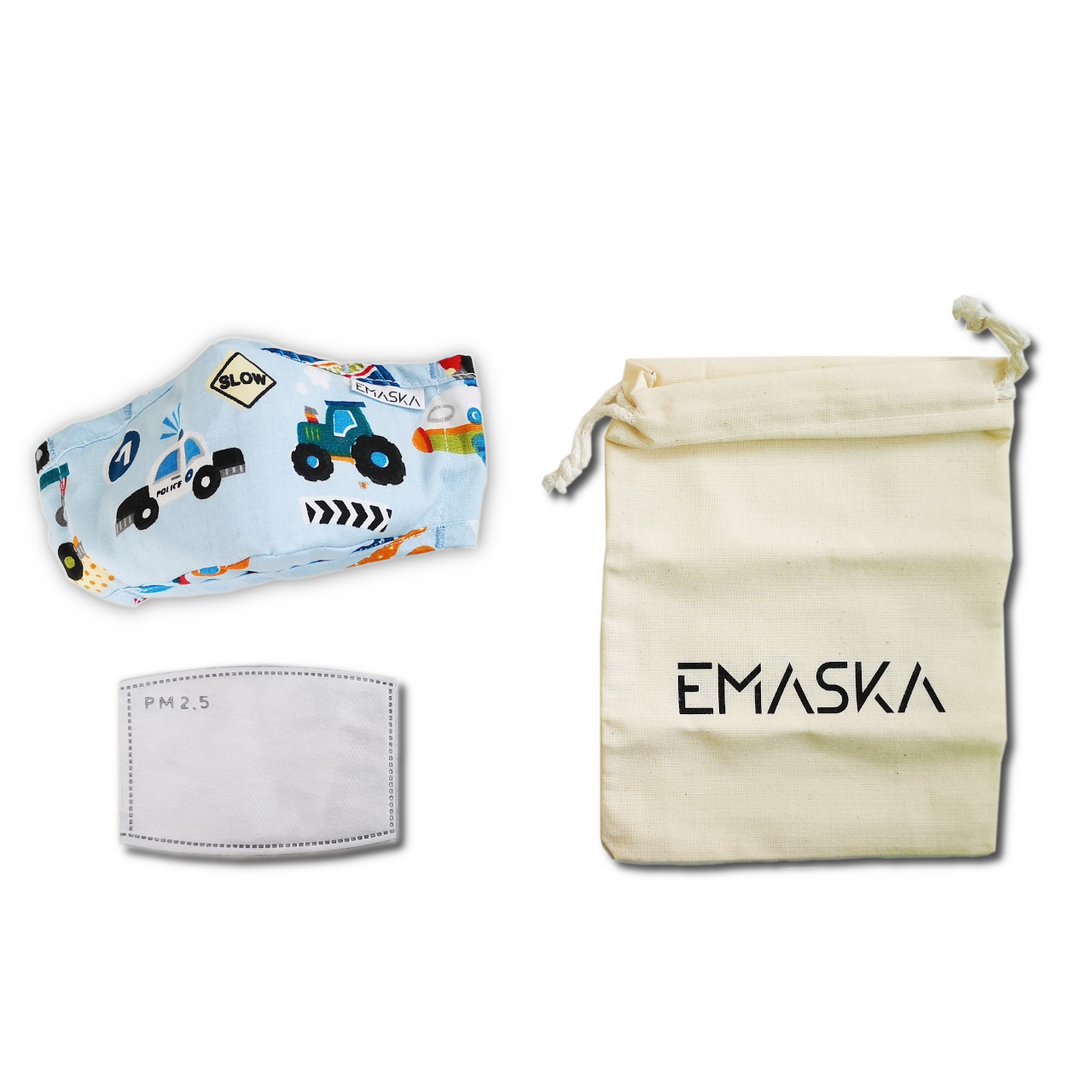 Maska antysmogowa Ozone EMASKA S/M N95 policja — zdjęcie 1