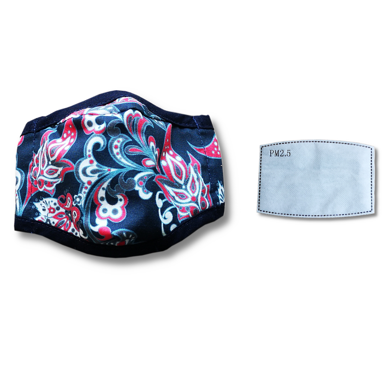 Maska antysmogowa Ozone Casual N95 kwiaty rustykalne S/M — zdjęcie 1