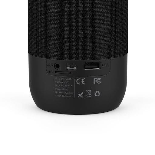 Bezprzewodowy głośnik Blitzwolf AIRAUX AA-WM1, Bluetooth 5.0, TWS, 10W, IPX5 (czarny) — zdjęcie 2
