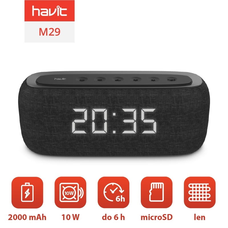 Głośnik bezprzewodowy bluetooth Havit M29 (czarny) — zdjęcie 1