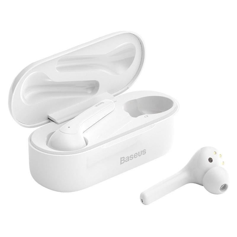Bezprzewodowe słuchawki Baseus Encok W07 TWS Bluetooth 5.0 (białe) — zdjęcie 1