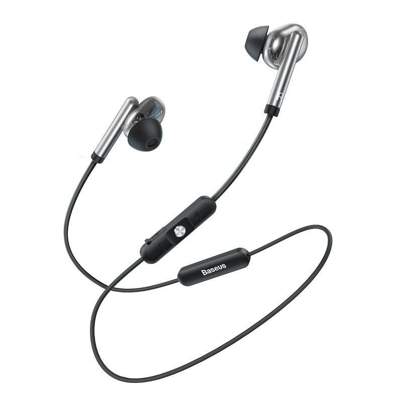 Słuchawki bezprzewodowe Baseus Encok S30, Bluetooth 5.0 (srebrne) — zdjęcie 1