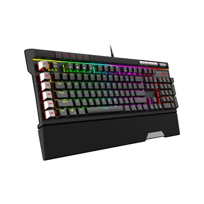 Klawiatura mechaniczna Havit GAMENOTE KB462L z podstawką — zdjęcie 1