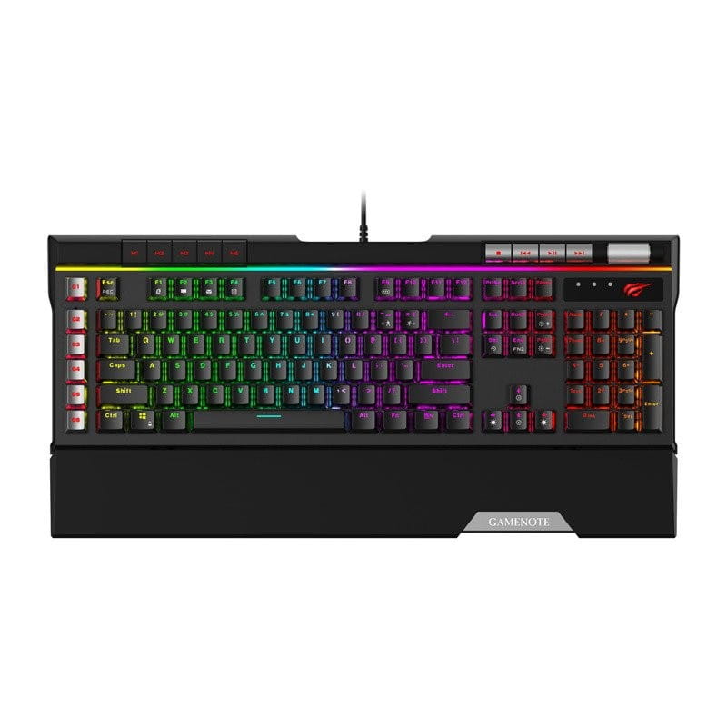 Klawiatura mechaniczna Havit GAMENOTE KB462L z podstawką — zdjęcie 2
