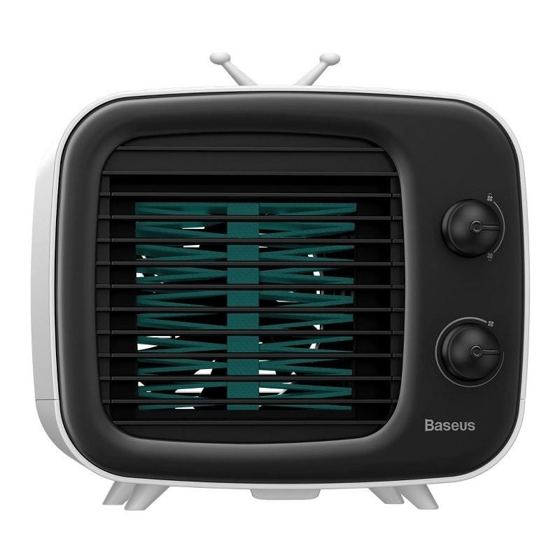 Mini klimatyzator Baseus Time wentylator, nawilżacz (czarno-biały) — zdjęcie 2