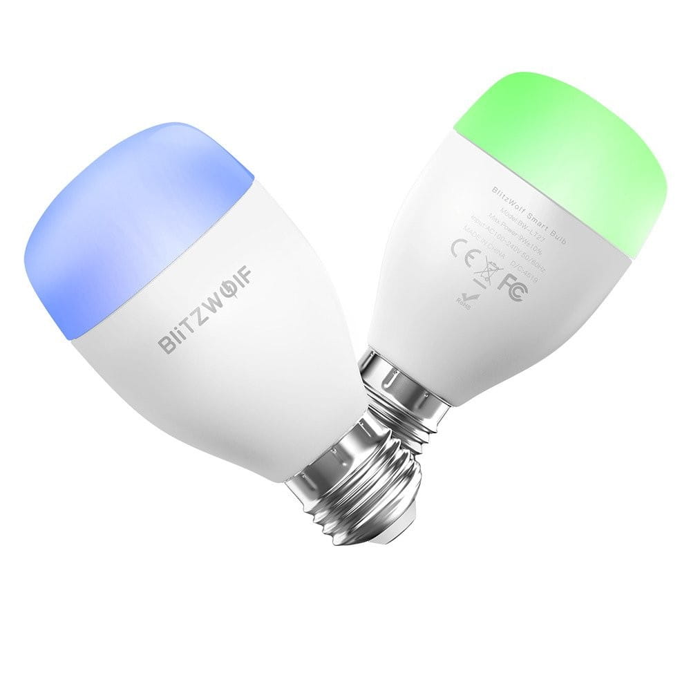 Inteligentna żarówka RGB Blitzwolf BW-LT27, WiFi, E27 — zdjęcie 2