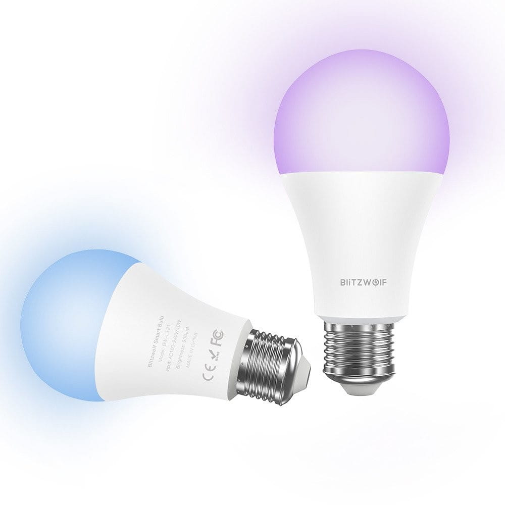 Inteligentna żarówka Blitzwolf BW-LT21, WiFi, RGB, E27 — zdjęcie 1