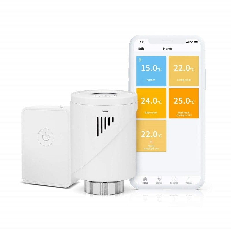 Meross MTS100H (zestaw początkowy)Inteligentna głowica termostatyczna WiFi — zdjęcie 1