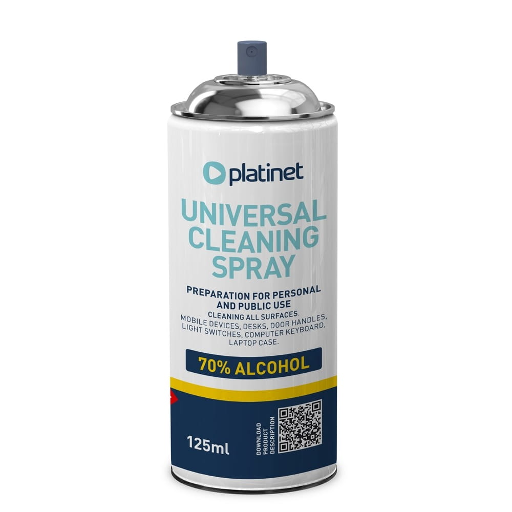 Spray w aerozolu 125ml Alkohol 70% Platinet — zdjęcie 1