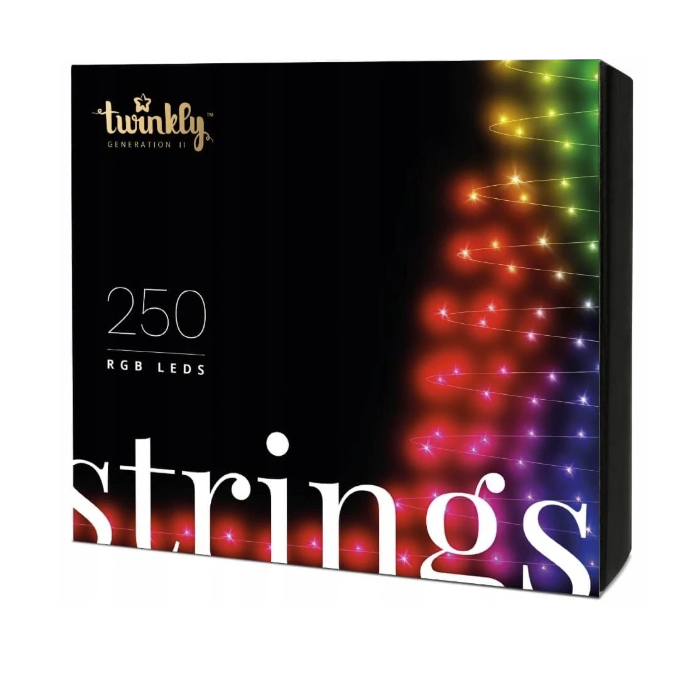 Smart lampki choinkowe Twinkly Strings 250 LED RGB Gen 2 — zdjęcie 2