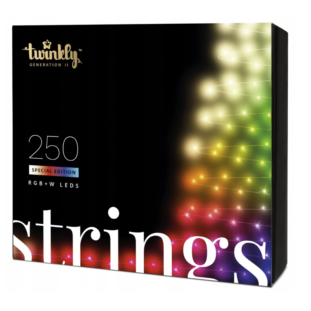 Smart lampki choinkowe Twinkly Strings  250 LED RGBW Gen 2 — zdjęcie 2