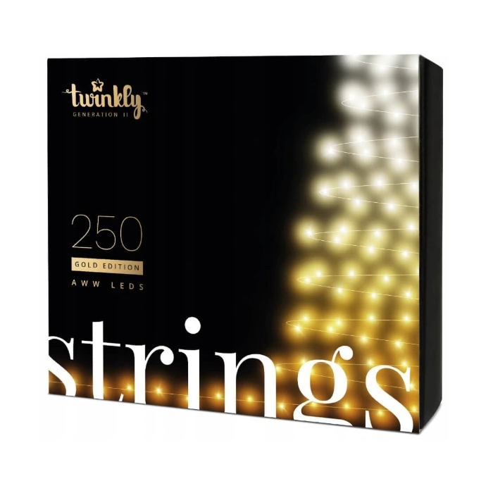 Smart lampki choinkowe Twinkly Strings  250 LED AWW Gen 2 — zdjęcie 2