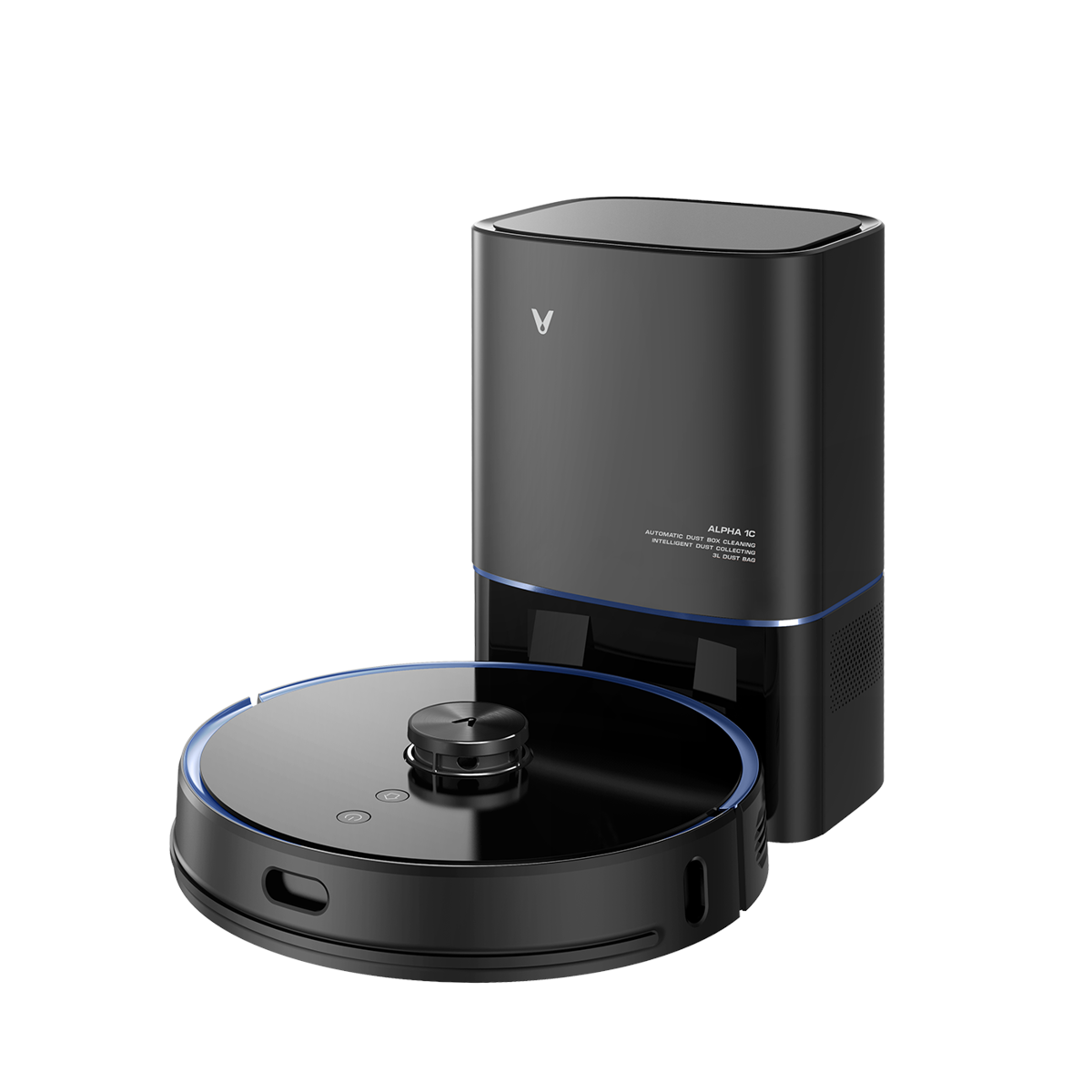 Viomi S9 Alpha czarny + stacja opróżniania — zdjęcie 1