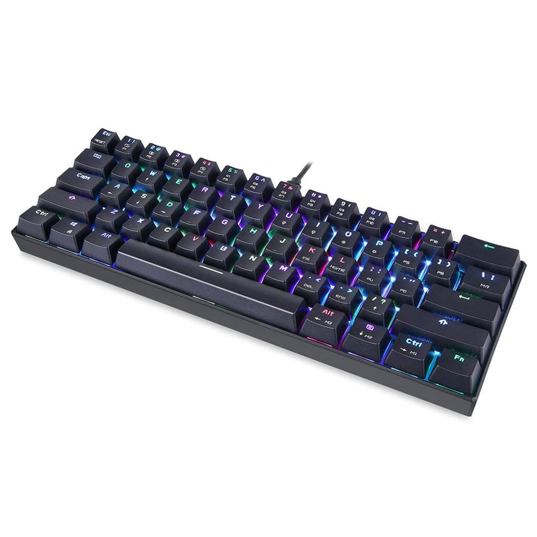 Motospeed CK61 RGB czarna — zdjęcie 2