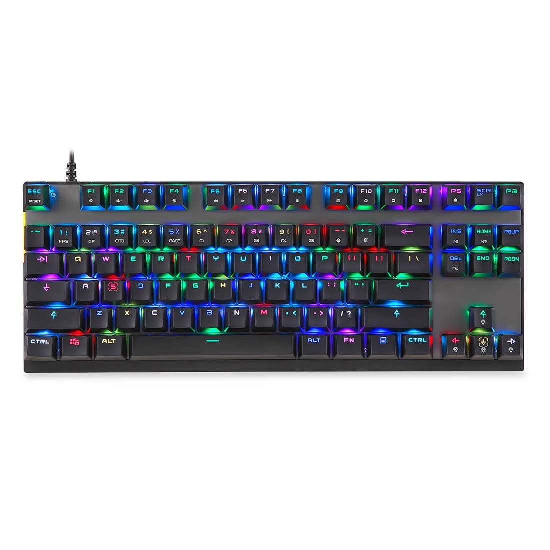 Motospeed K82 blue switch czarna — zdjęcie 1