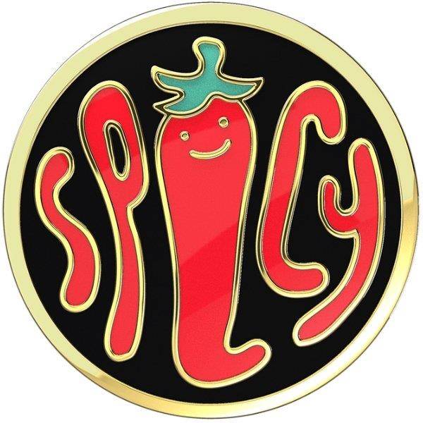 Popsockets uchwyt Enamel Spicy Black premium — zdjęcie 1